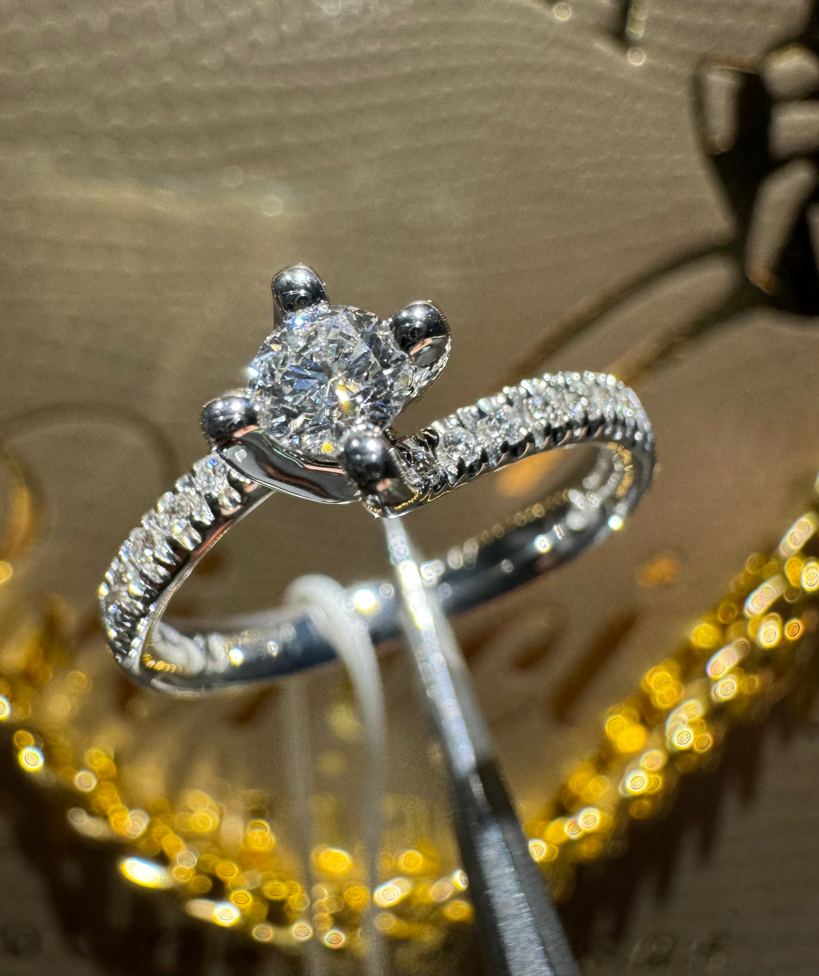 Montatura Valentino Montatura Anello Diamante Solitario Modello