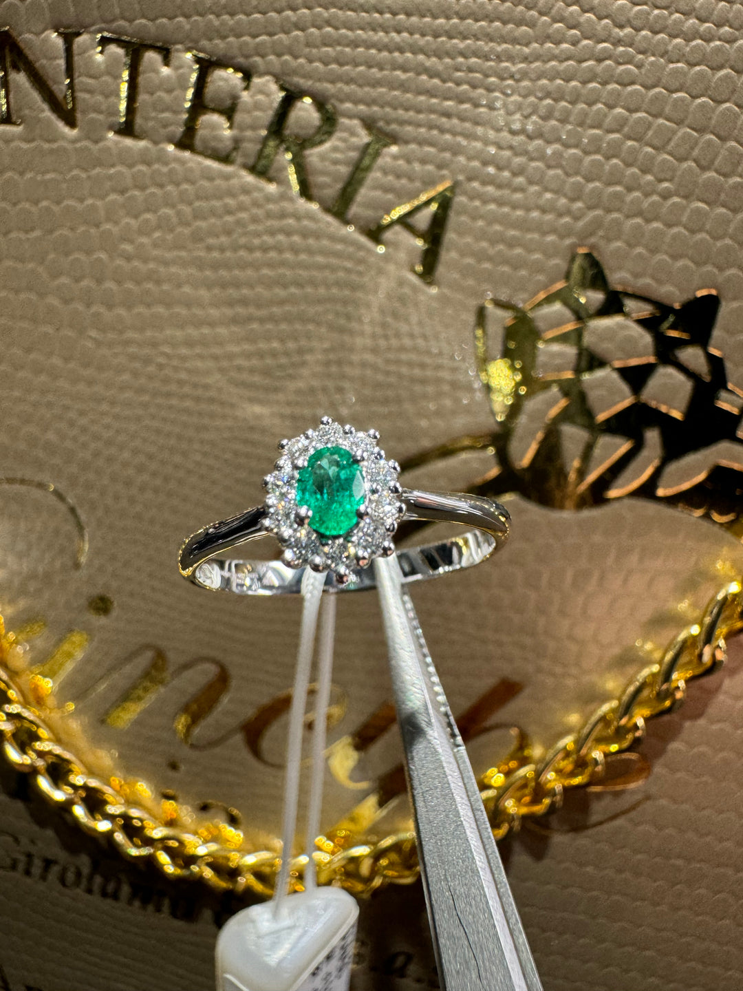 Anello smeraldo Visconti