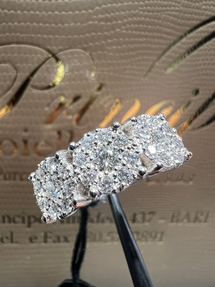 Anello trilogy magik diamanti