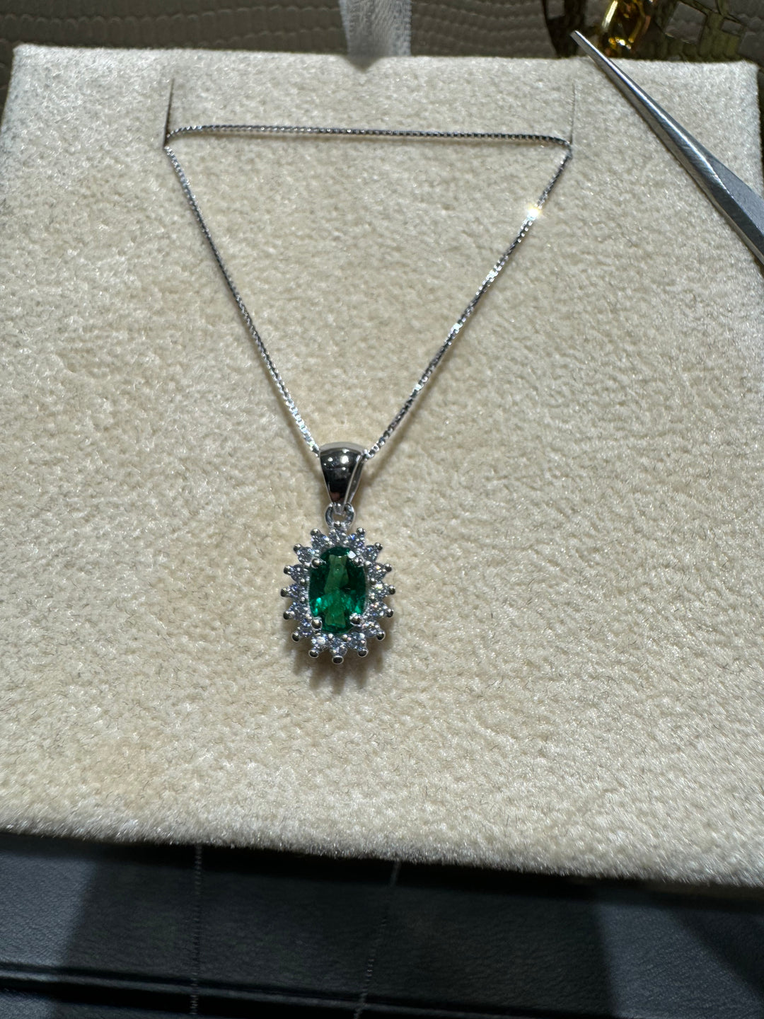 Collana kate verde oro