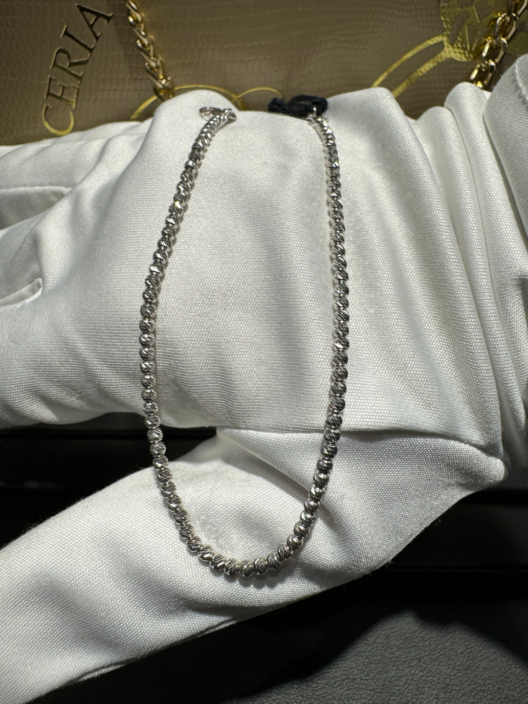 Bracciale diamantato bianco