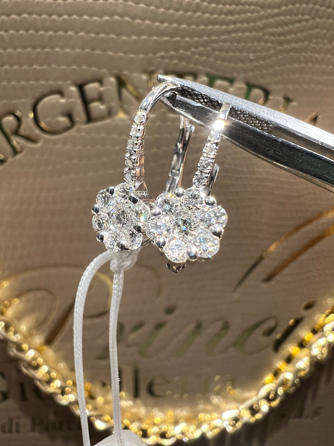 Orecchini monachina diamanti Visconti