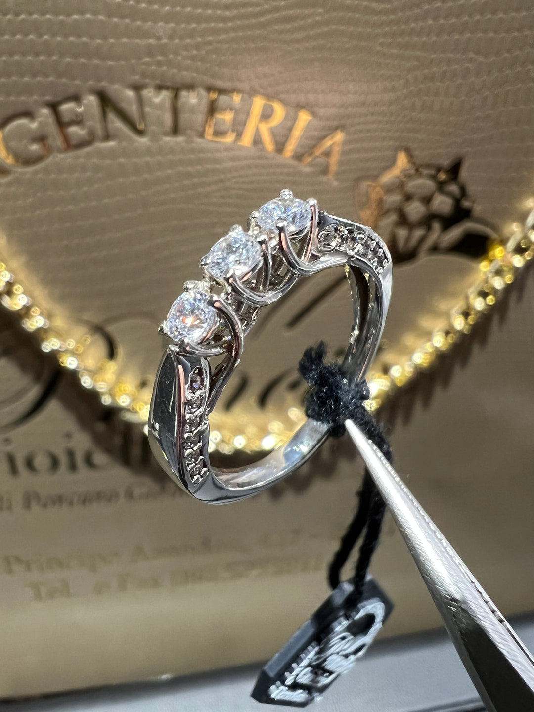 Anello trilogy pietre gambo
