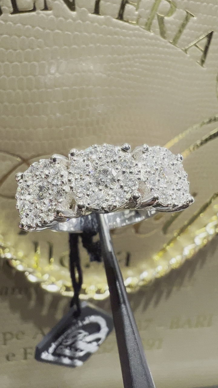 Anello trilogy magik diamanti