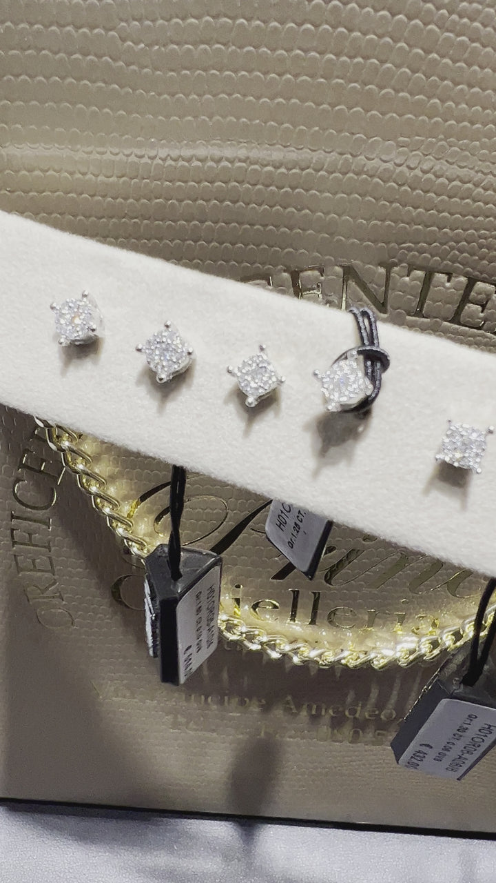 Orecchini magik diamanti 0.06