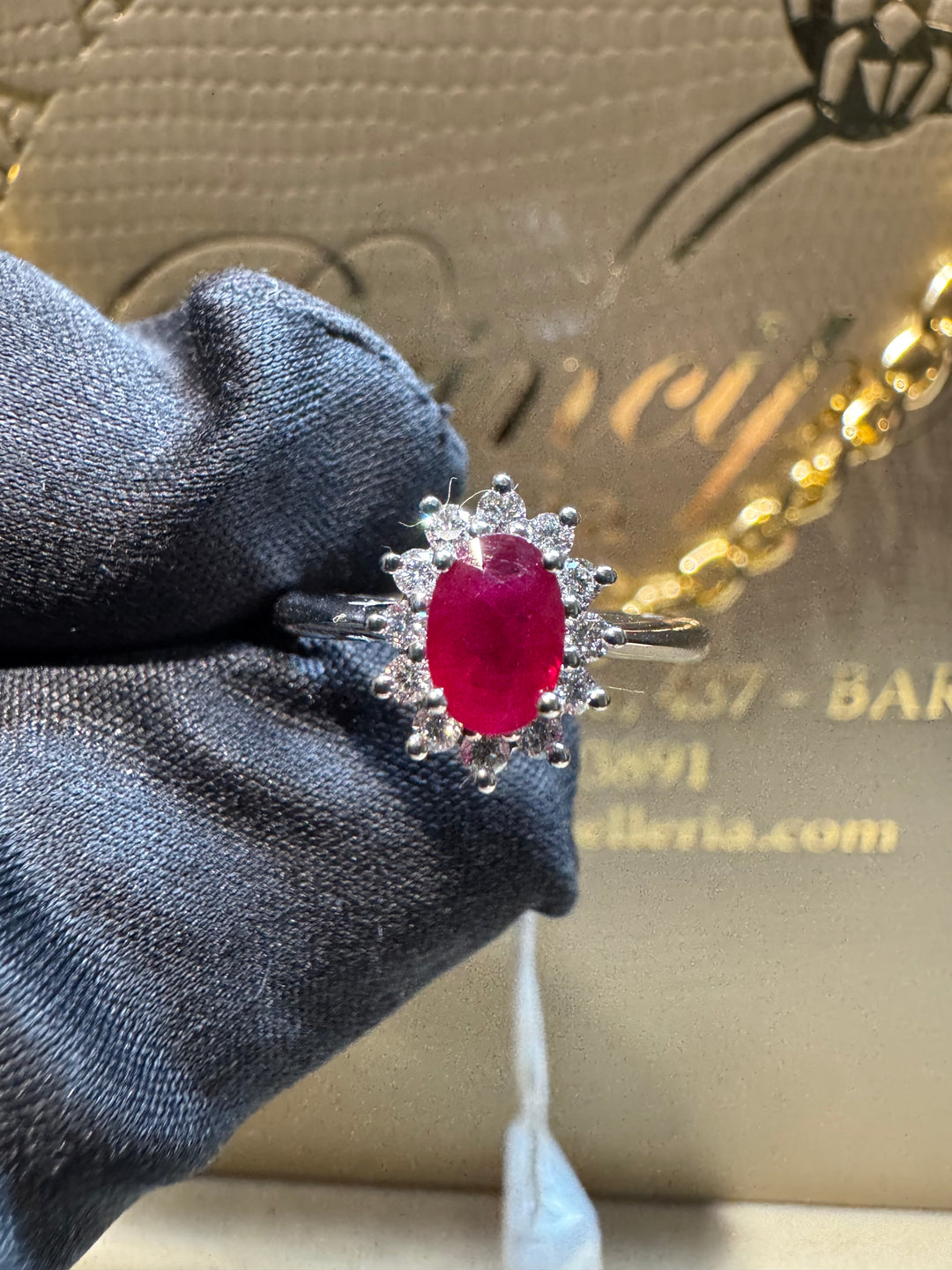 Anello rubino Comete 💫