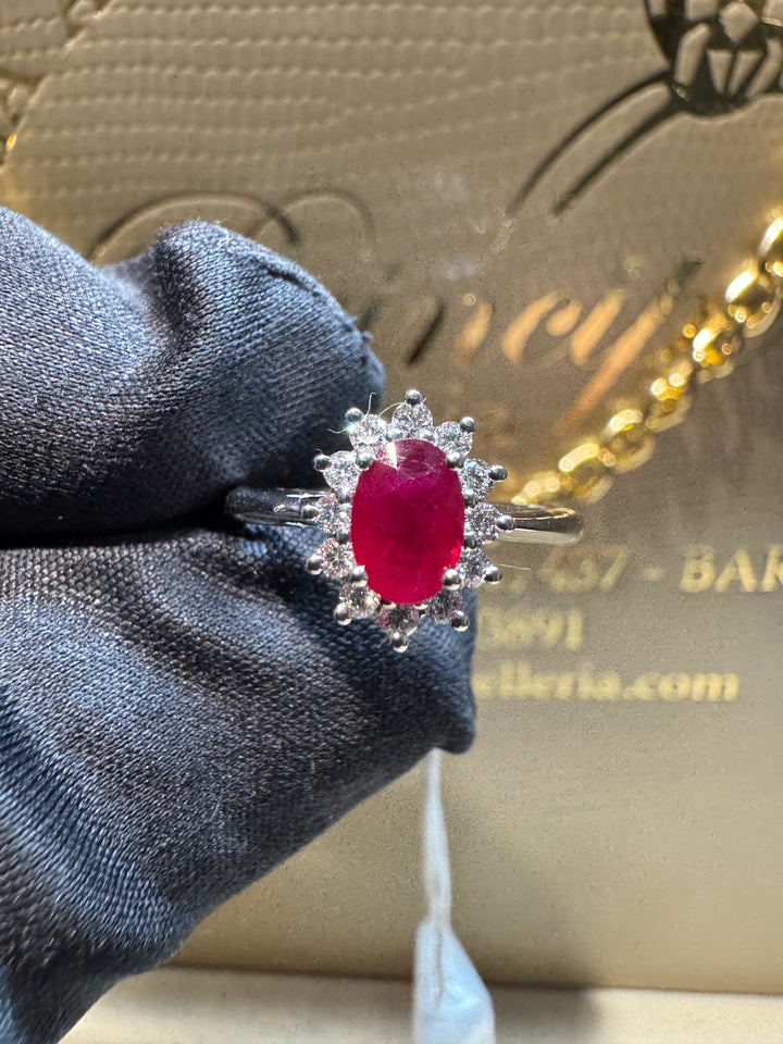 Anello rubino Comete 💫