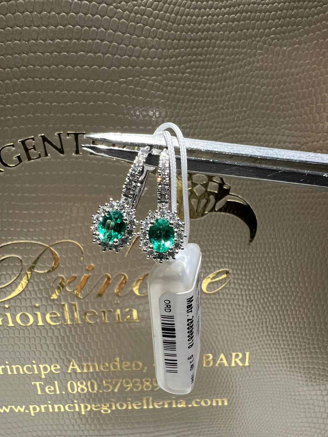 Orecchini smeraldi monachella Visconti 0.59