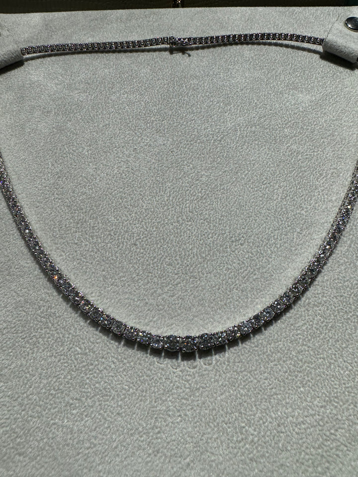 Collana Tennis Degradè 10.50ct
