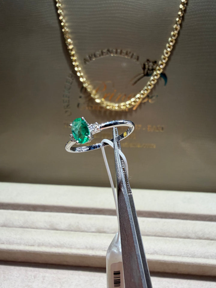 Anello Smeraldo singolo Visconti