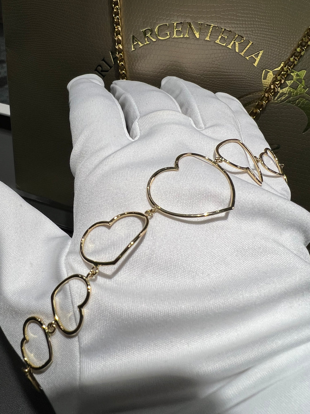 Bracciale cuore oro