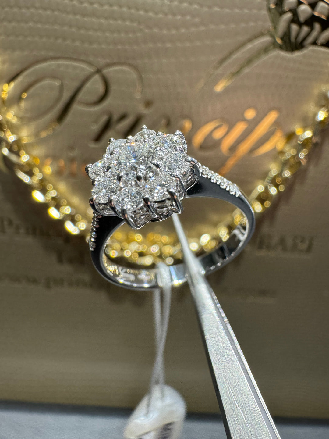 Anello Damiani Anello Mara Venier Smeraldo Anello Margherita