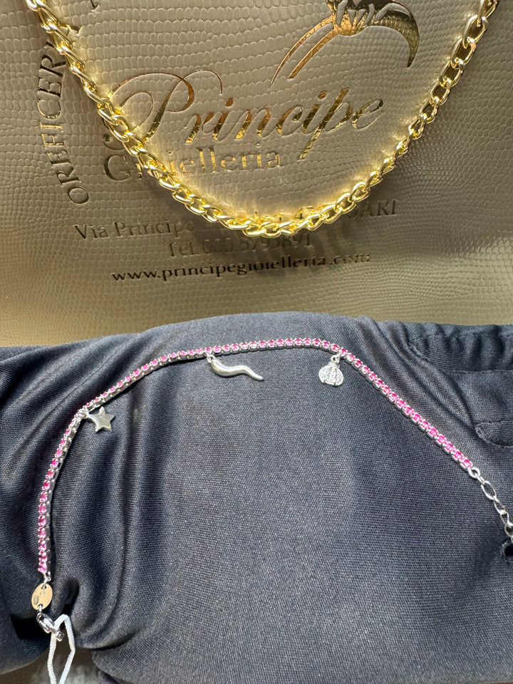 Bracciale porta fortuna argento 925 Comete 💫