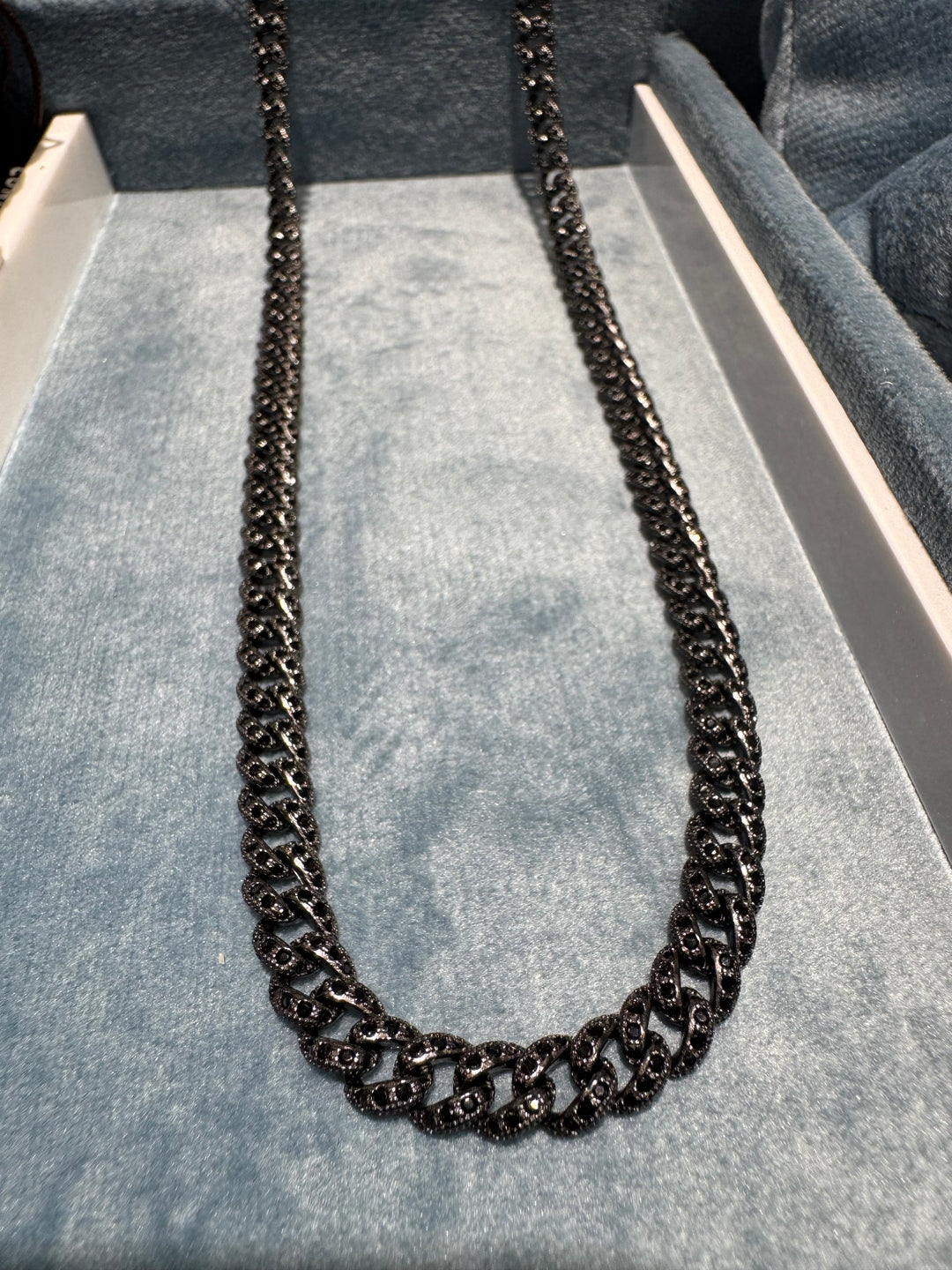 Collana Groumette nera Comete