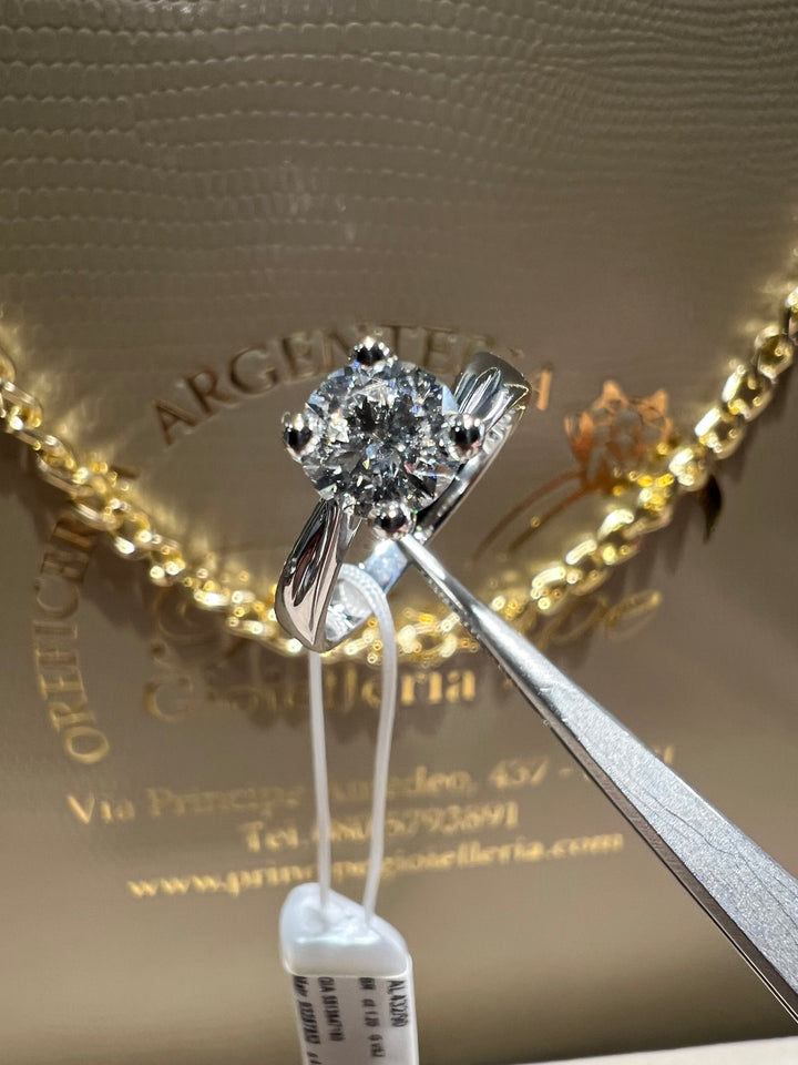 Anello solitario diamanti 1.20 CT Visconti