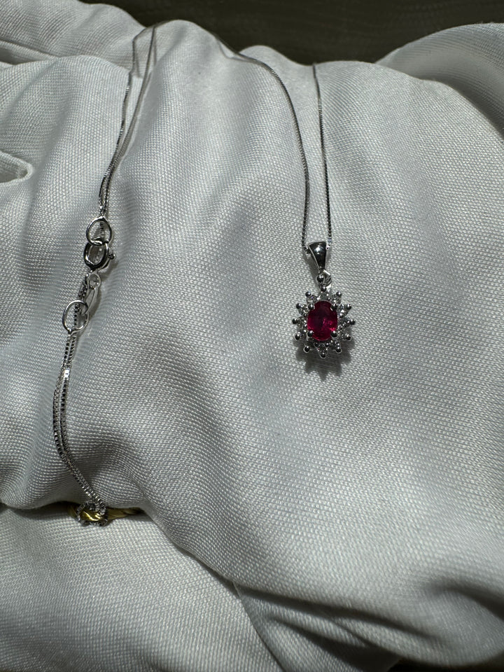 Collana kate rubino Cierre 0.25