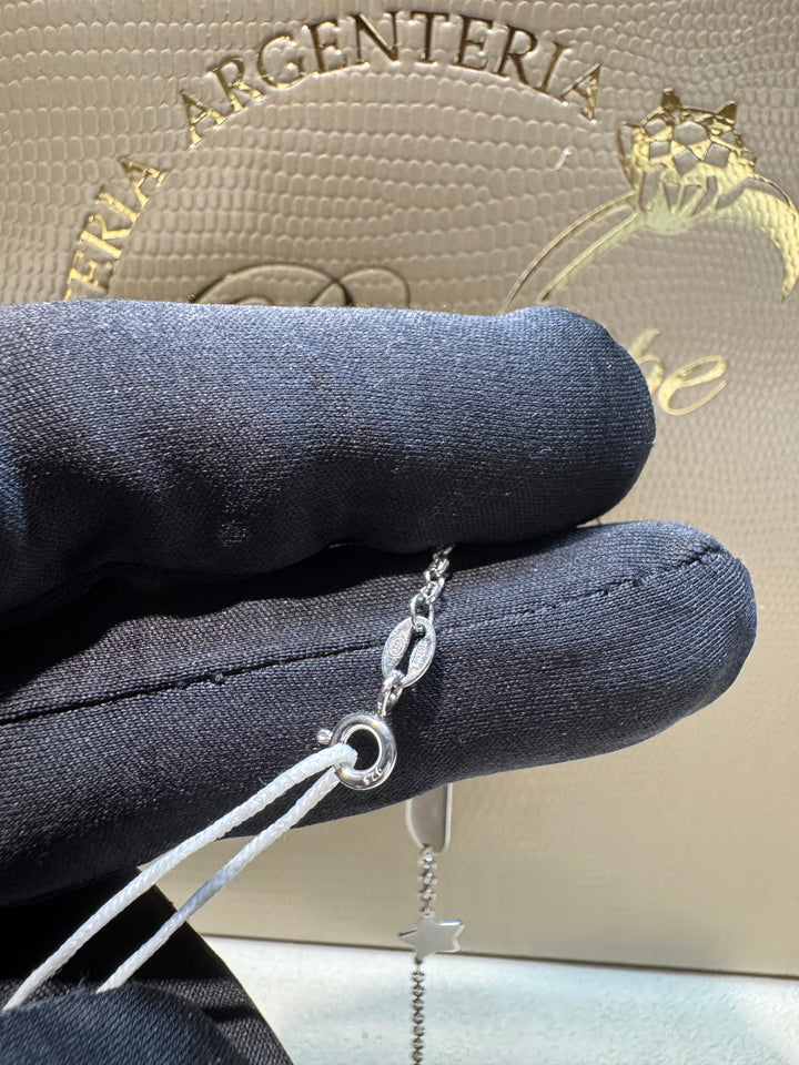 Bracciale argento 925 stella