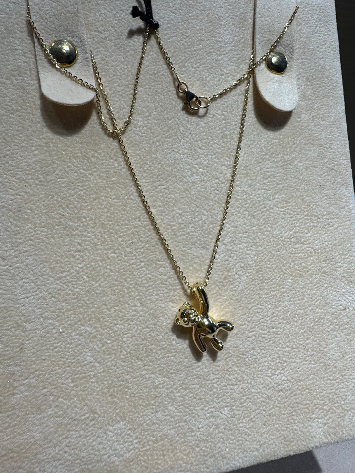 Collana orsetto “ti voglio bene” oro