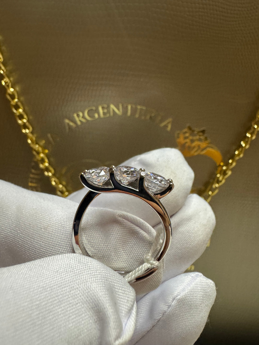 Anello trilogy argento 925 Marcello pane ❤️