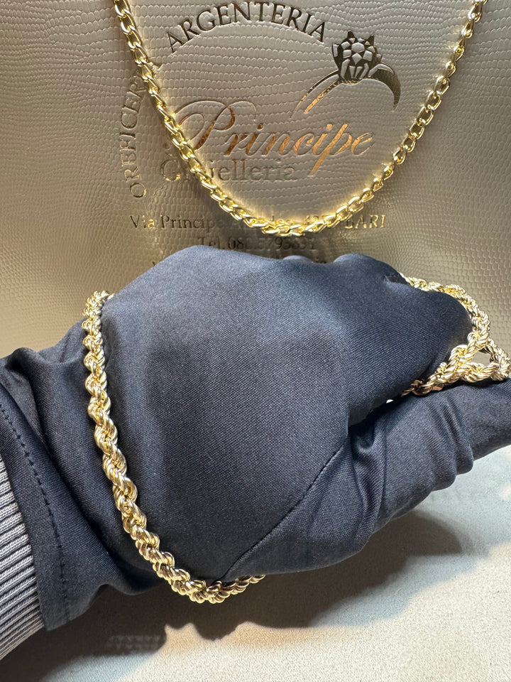 Collana fune Argento 925