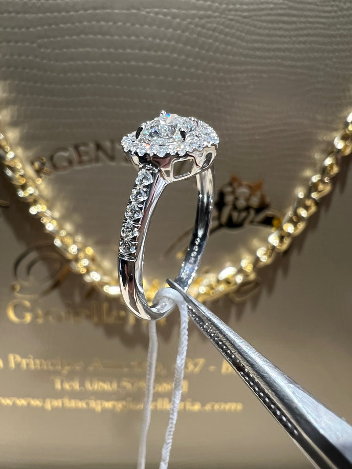 Anello taglio cuore diamanti Comete 0.63 HEART BRILLIANT