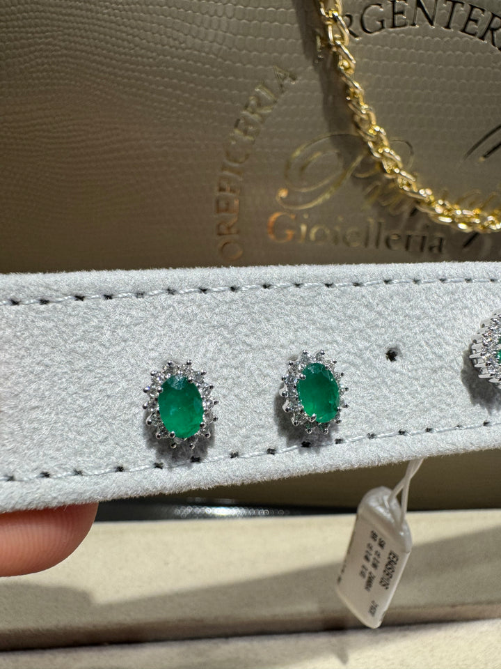 Orecchini Comete Smeraldo Promozione