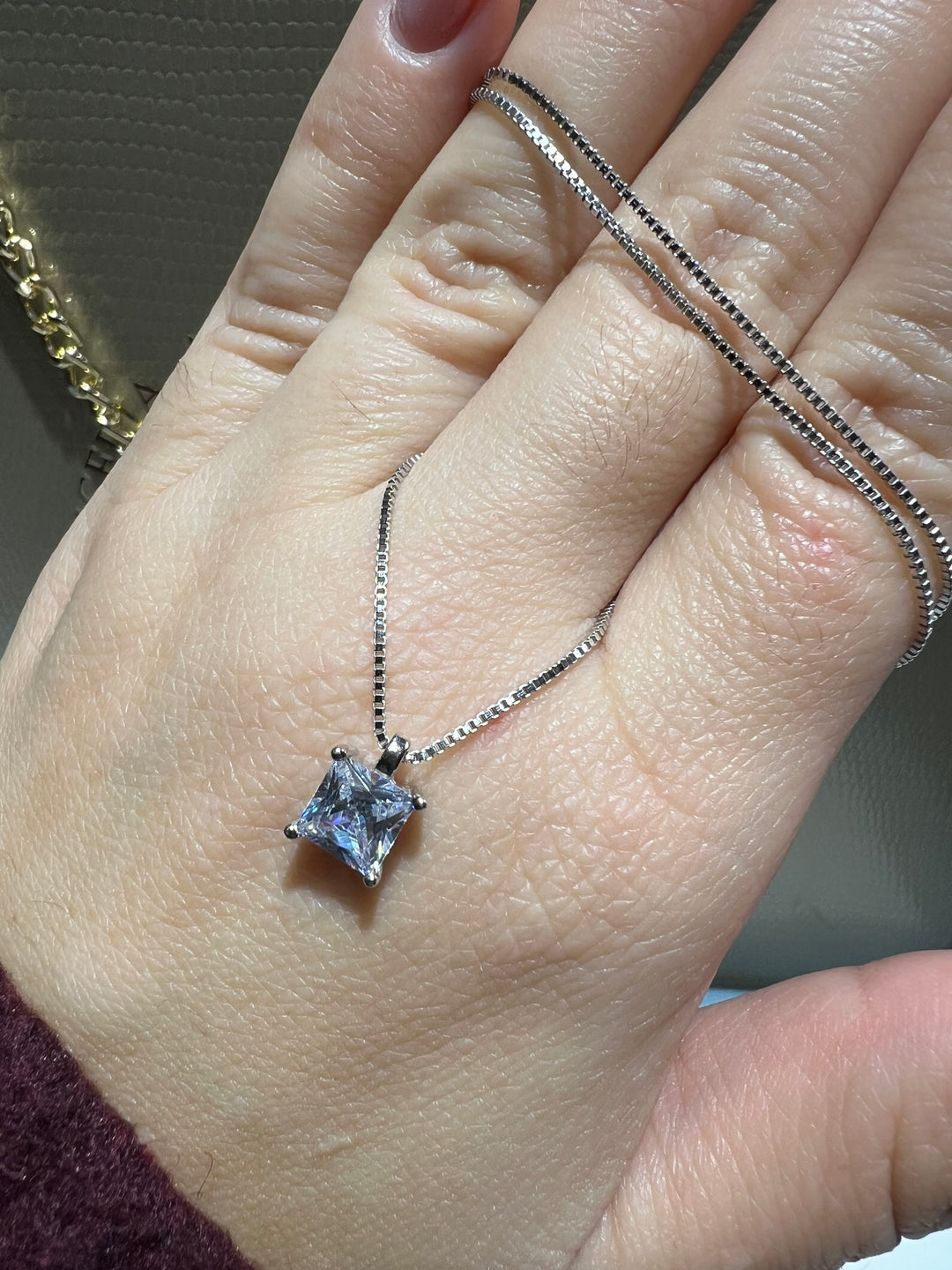 Collana punto luce argento Ambrosia