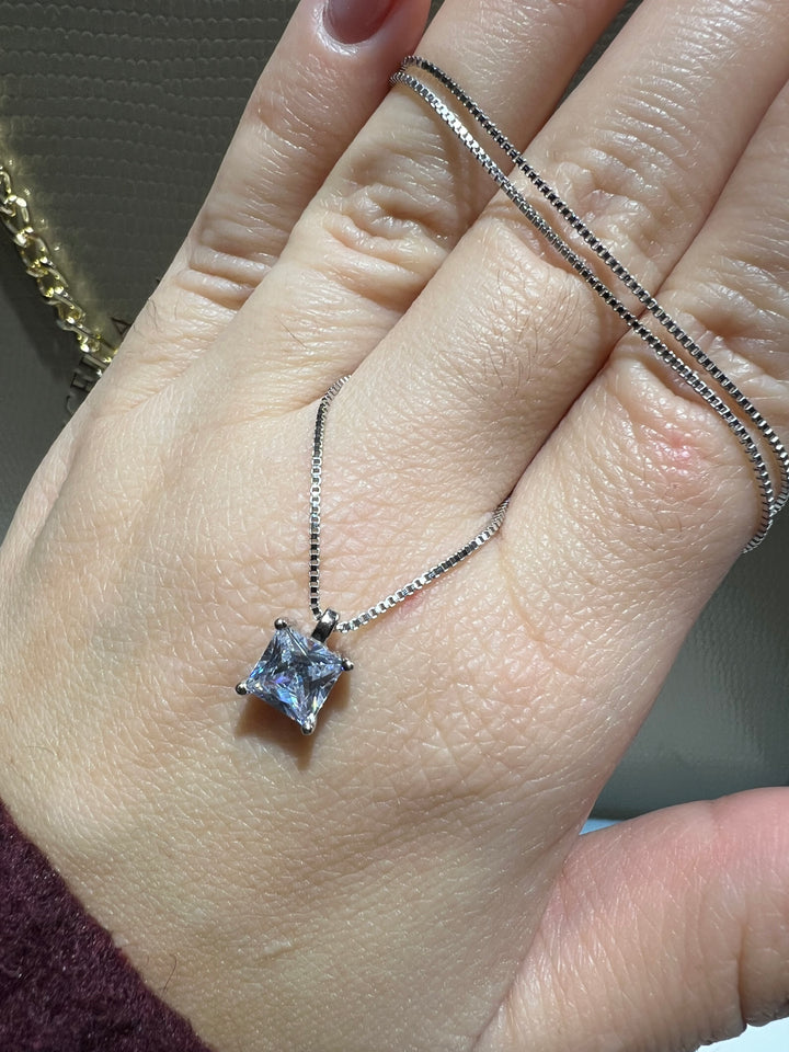 Collana punto luce argento Ambrosia