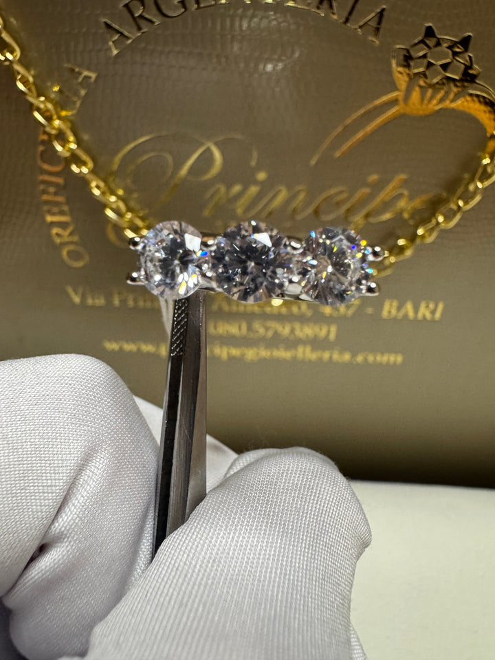 Anello trilogy argento 925 Marcello pane ❤️