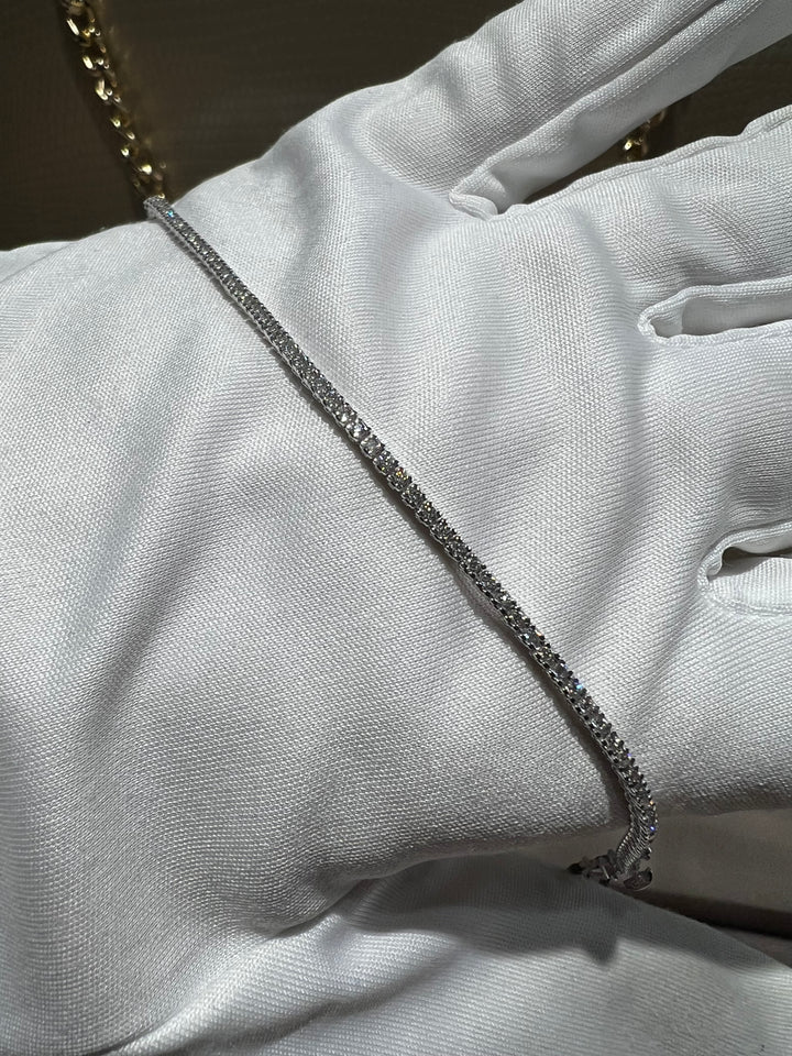 Bracciale tennis diamanti 0.70