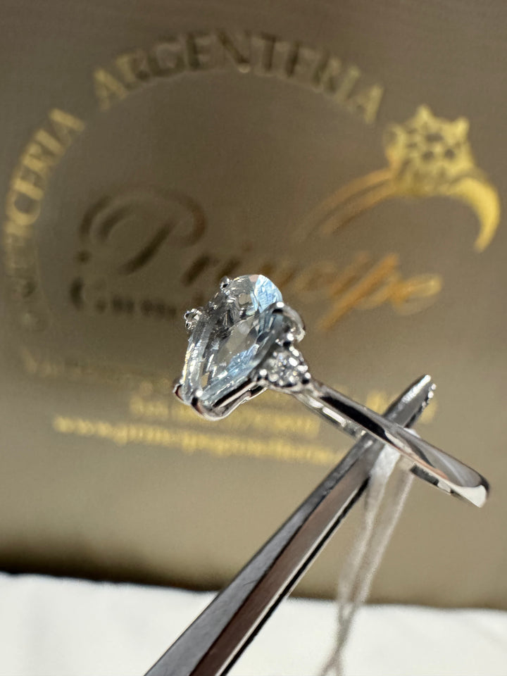 Anello acquamarina Comete 💫