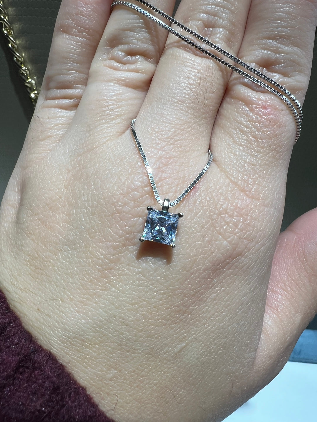 Collana punto luce argento Ambrosia