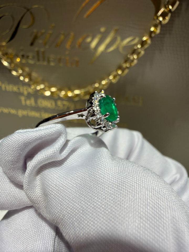 Anello smeraldo Comete