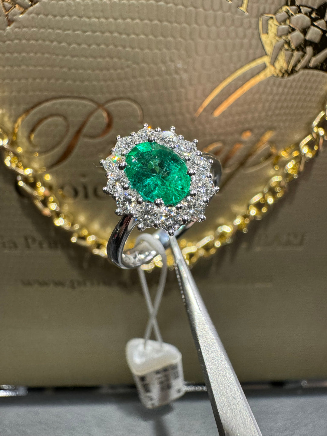 Anello smeraldo Visconti 1.14 ct