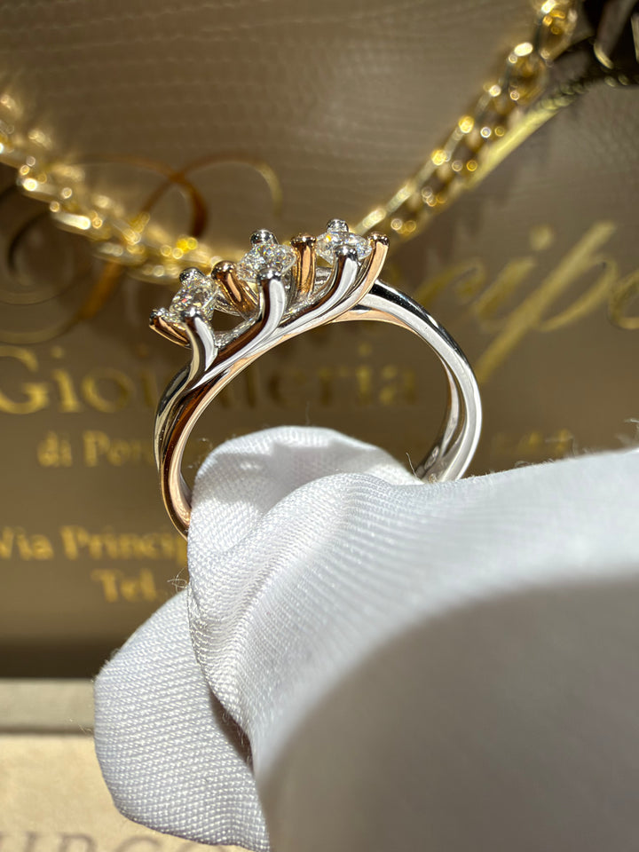 Anello Trilogy Bicolore Comete 💫