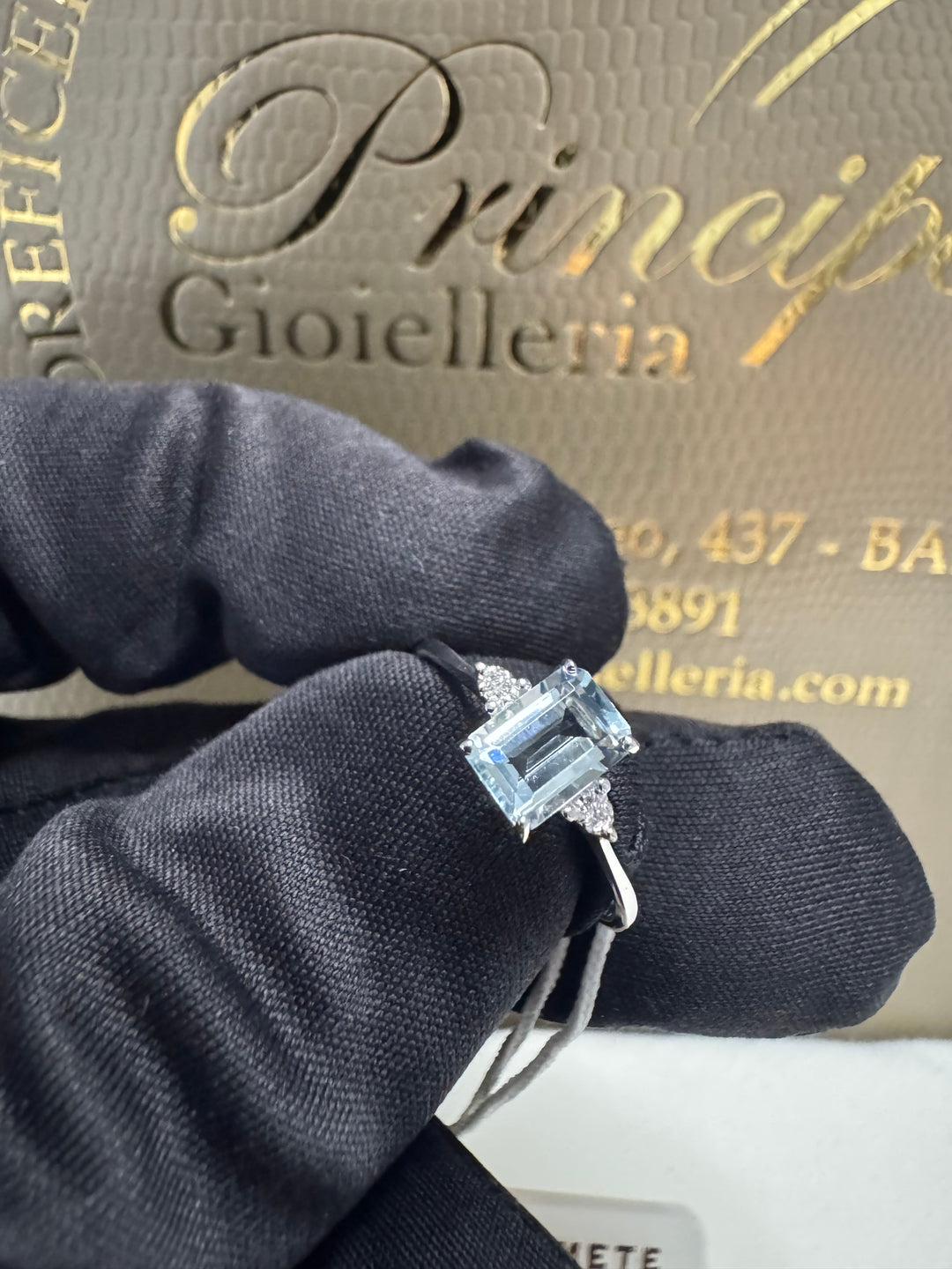 Anello acquamarina Comete 💫