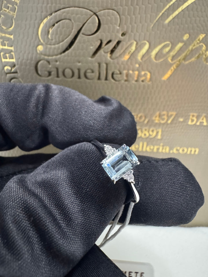 Anello acquamarina Comete 💫