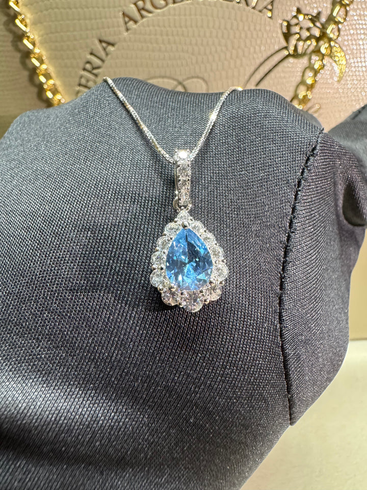 Collana goccia argento 925 Marcello pane ❤️