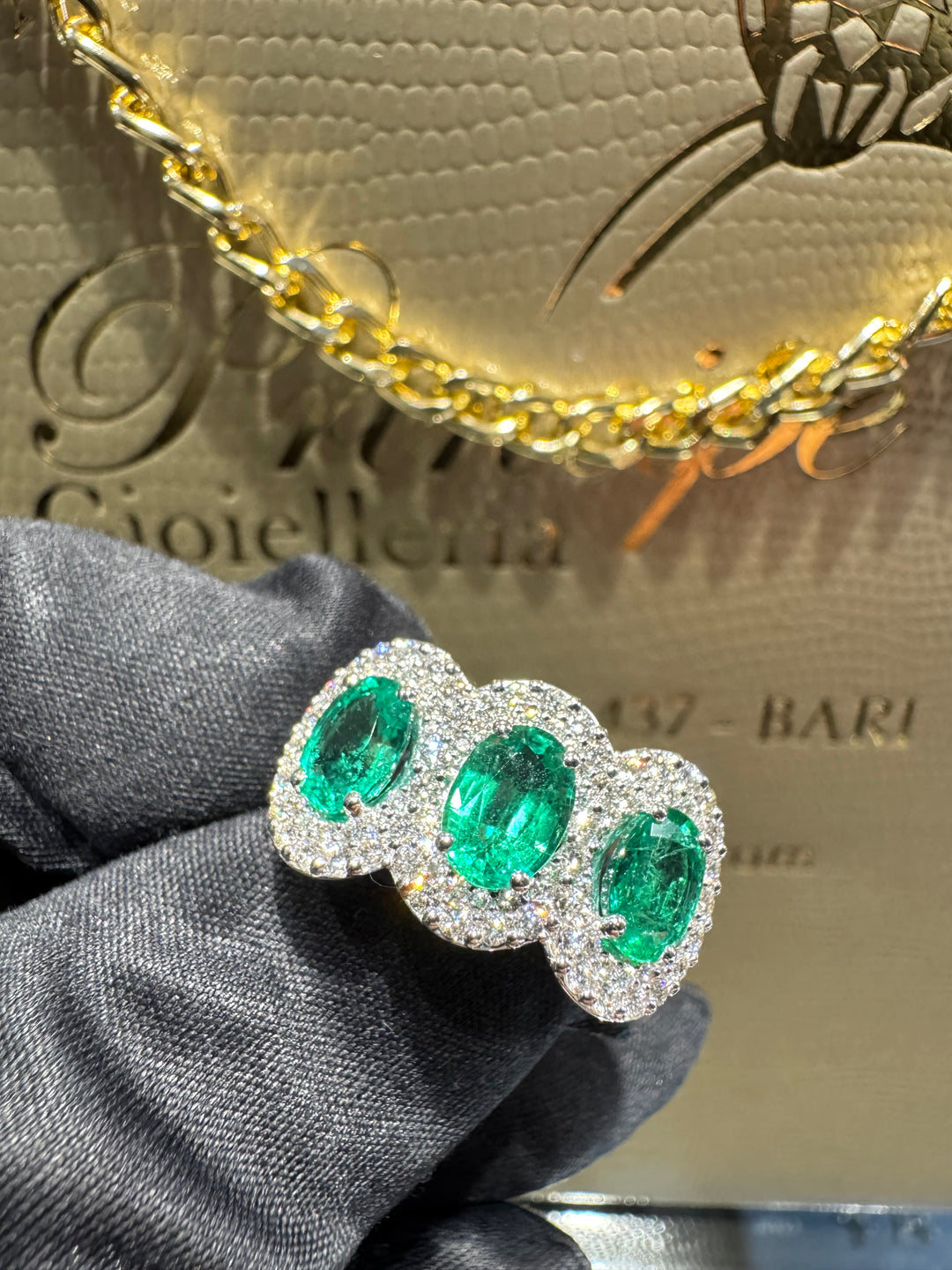 Anello trilogy smeraldi big