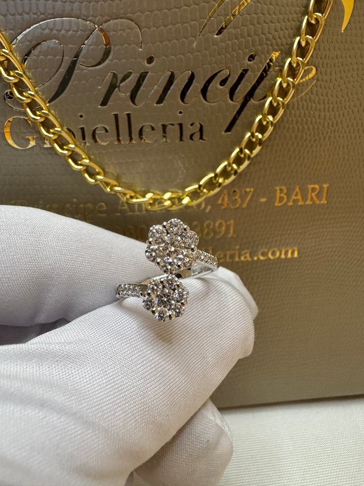 Anello fiore doppio 💎