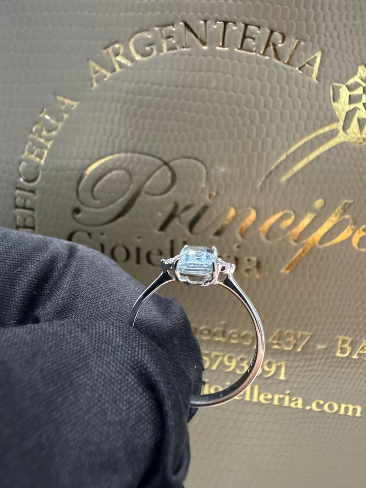 Anello acquamarina Comete 💫