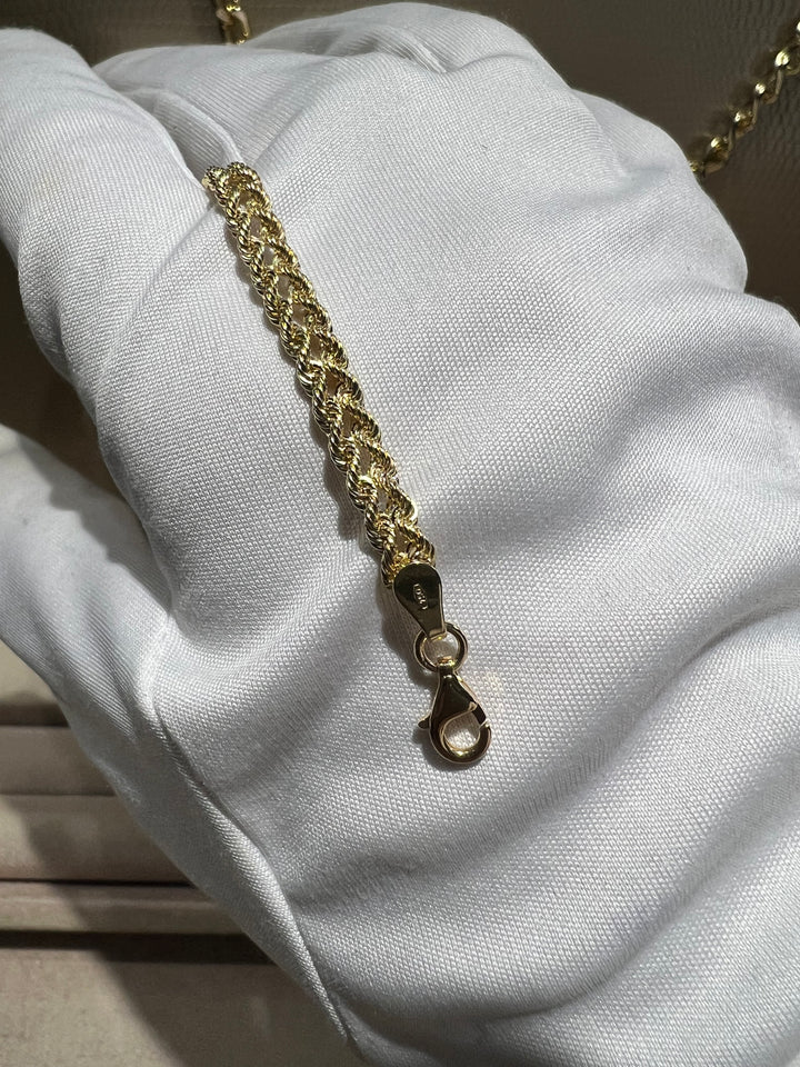 Collana fune bis oro