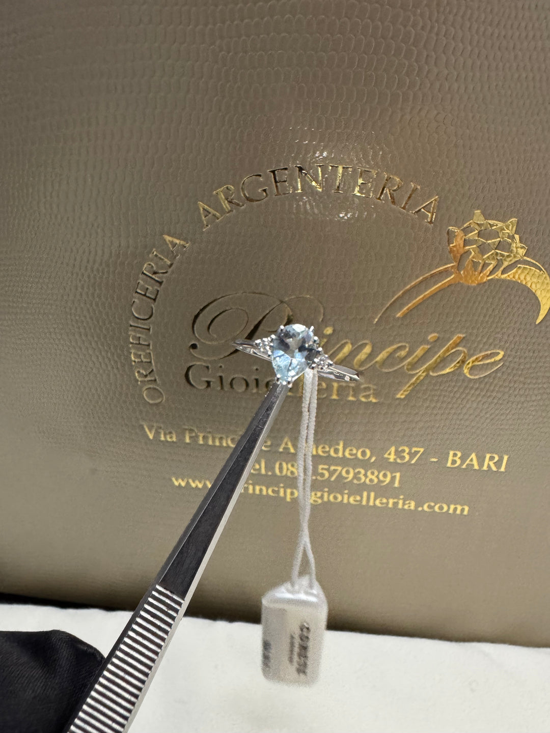 Anello acquamarina Comete 💫