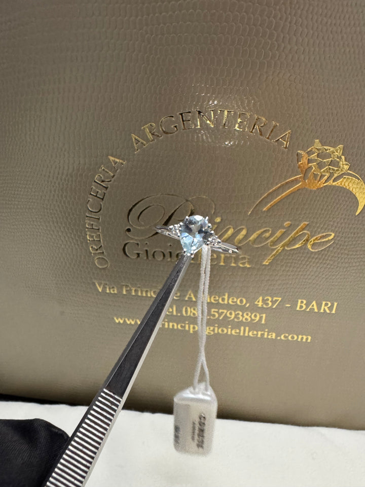 Anello acquamarina Comete 💫