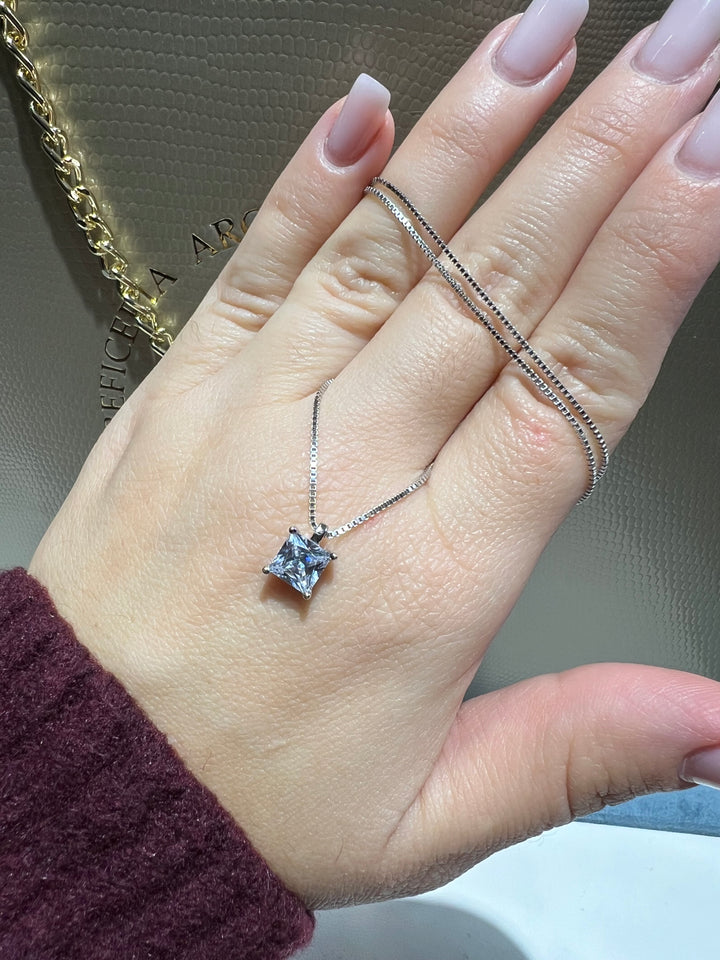 Collana punto luce argento Ambrosia