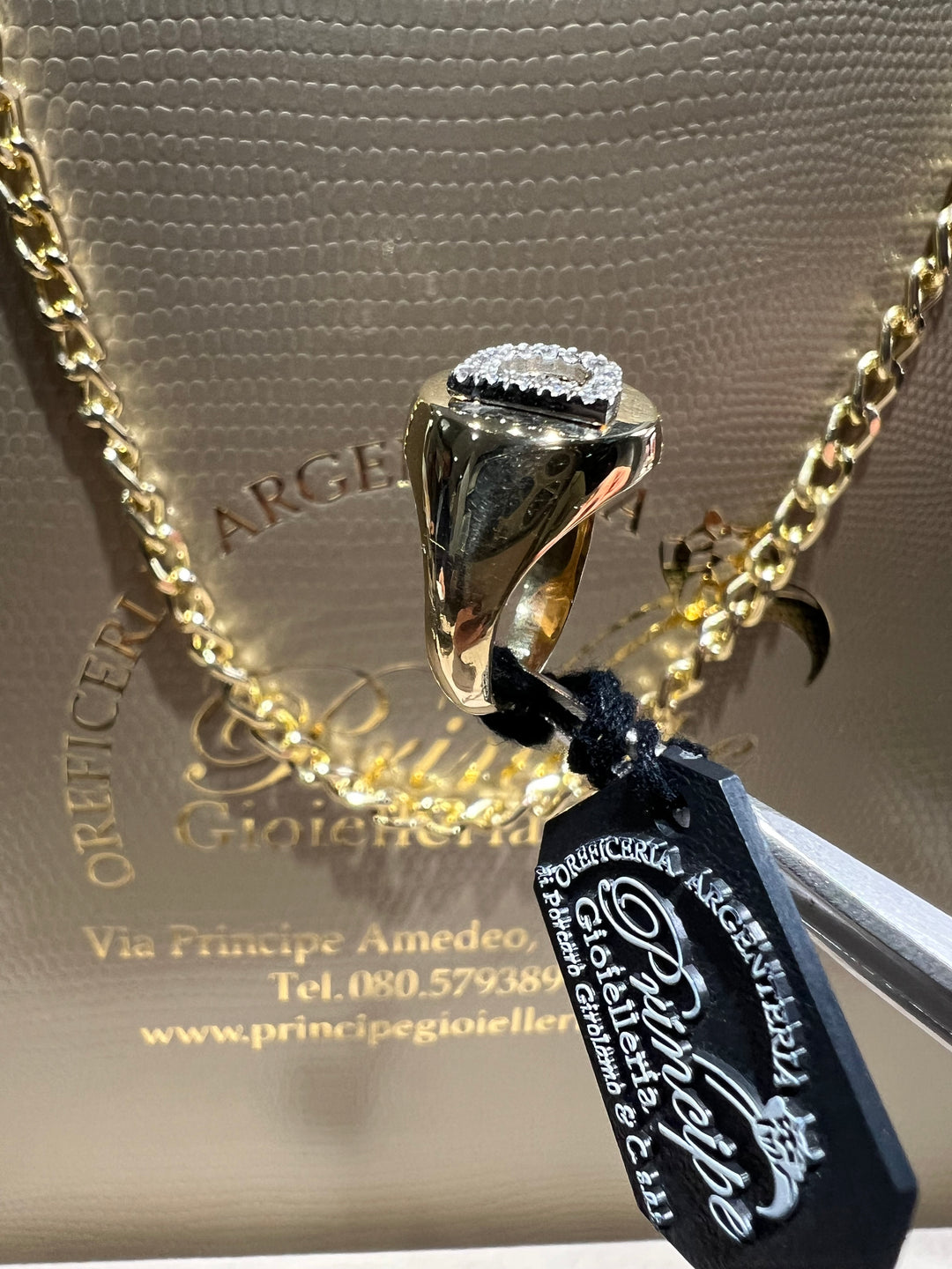 Anello personalizzabile oro