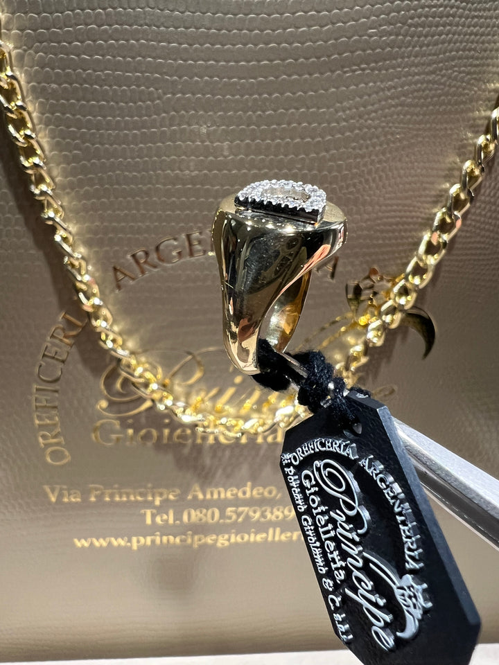 Anello personalizzabile oro