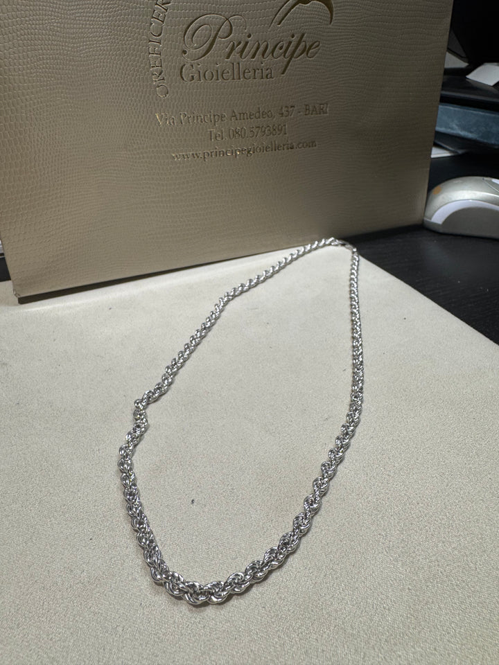 Collana Fune argento 925