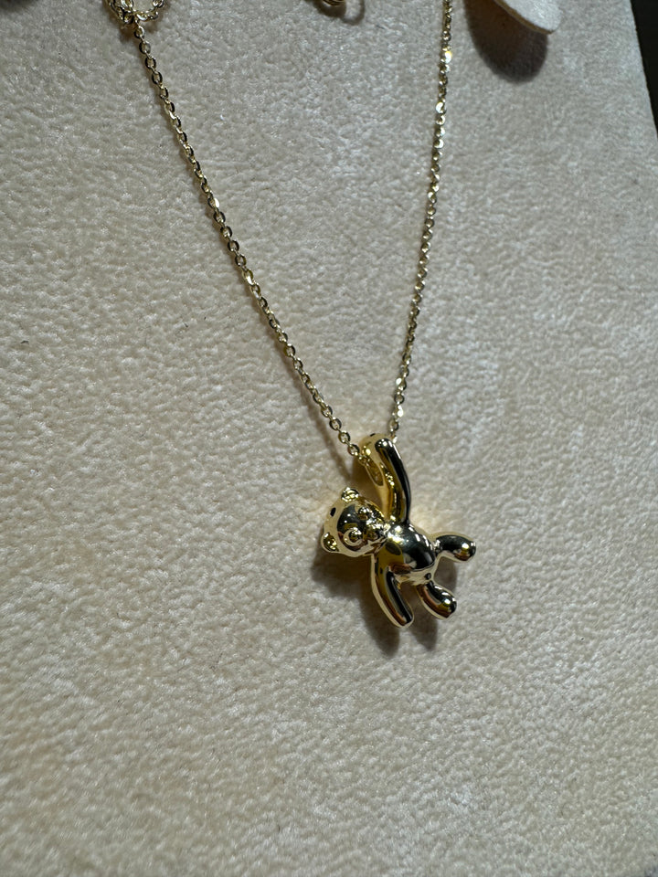 Collana orsetto “ti voglio bene” oro