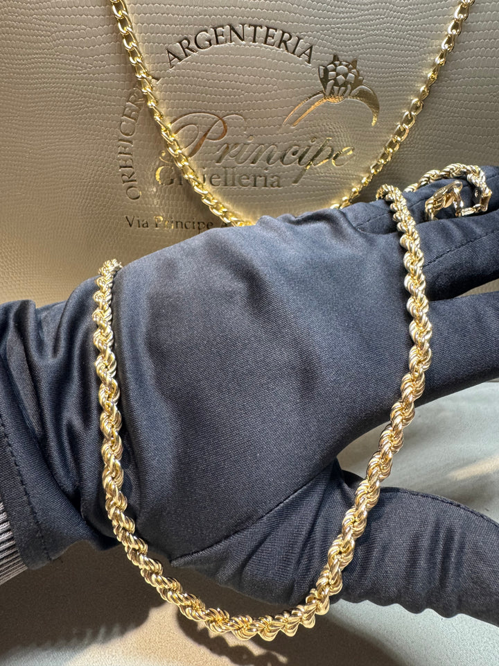 Collana fune Argento 925